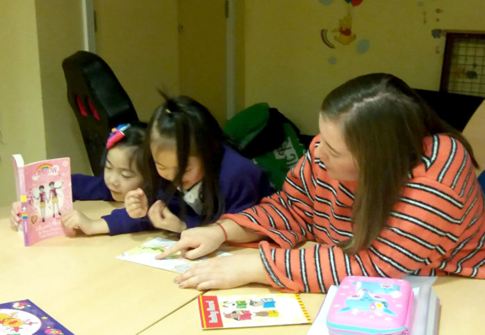 Volunteer Eilis At Conway Court Homework Club 1